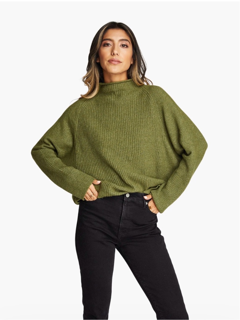 ABLE Harriet Slouchy Turtleneck Sweater